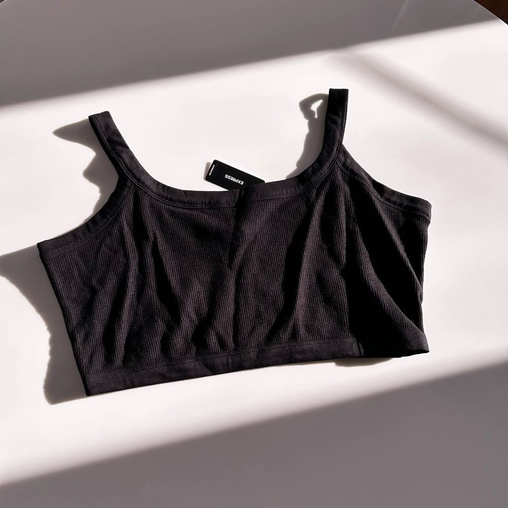 Black waffle top
